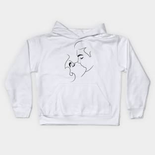 Lineart Lovers Kids Hoodie